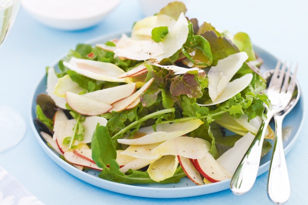 Pear and Parmesan Salad - a great, healthy side to accompany roasts or steaks.