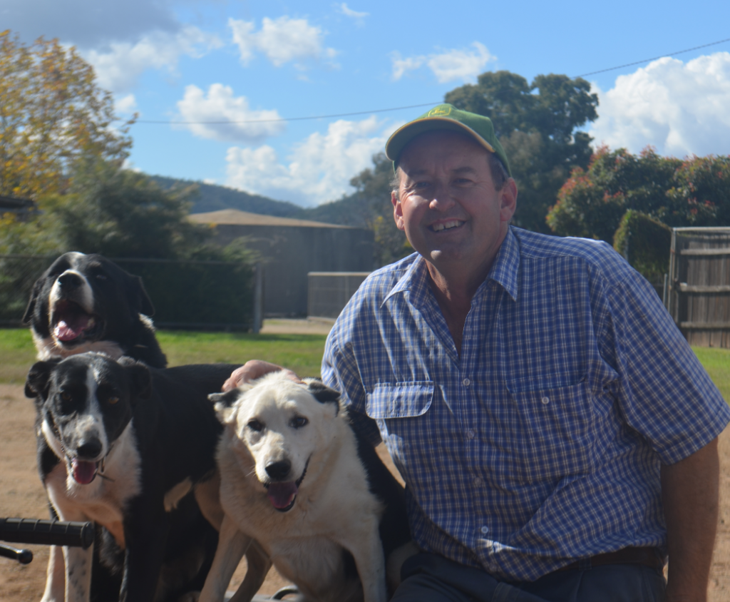 Oliver Stone with his workings Maggie, Doc and Bob