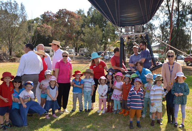 the preschool kids loved the balloon!