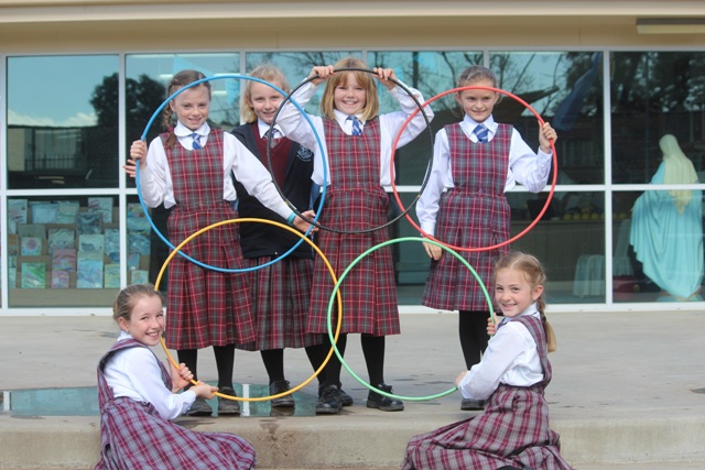 Olympic Girls with new hoops