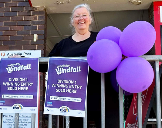 Canowindra Post Shop manager Karen Cummings.