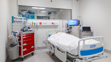 One of the simulation teaching rooms at the University of Sydney School of Rural Health in Dubbo.